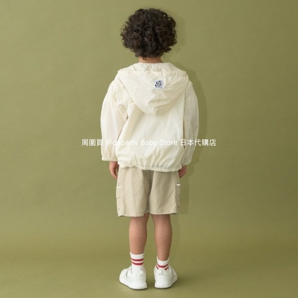Japanese children's clothing b・R# 2Way vest with detachable sleeves (100-150cm) for boys and girls, spring and summer outerwear