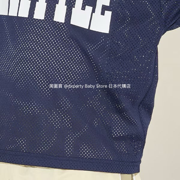Japanese children's clothing b・R# V-neck mesh sports top 100-150cm boys/girls summer TOPS
