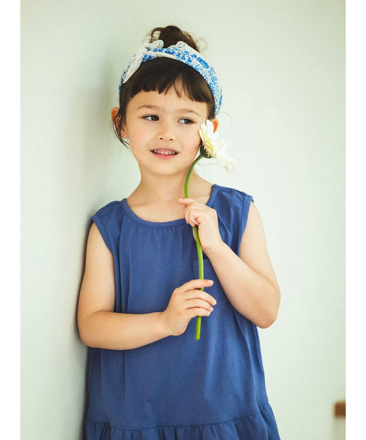日本童裝 BE#AMS mini 泡泡背心連身裙 90-140cm 女童款 夏季 DRESSES