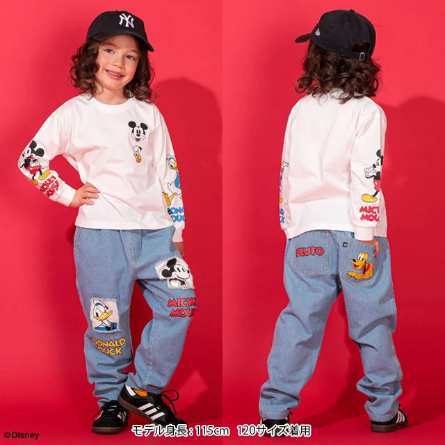 Japanese BDL x Disney long-sleeved tops (80-150cm) for boys and girls (spring/summer)