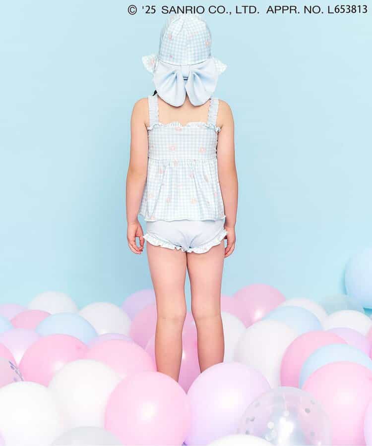 Ampersand x Sanrio UV-blocking swim cap (46-56cm) shipped directly from Japan. Girls' summer swimsuit special edition.