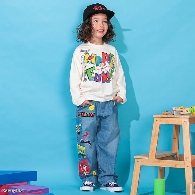 Japanese children's clothing BDL x Disney Toy Story printed top 80-140cm boys' spring and summer TOPS