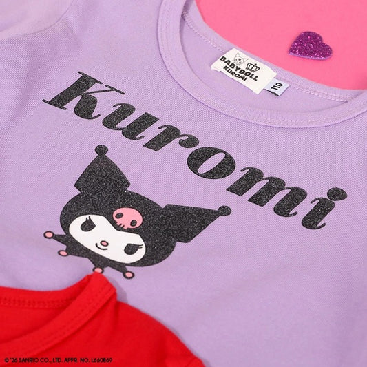 日本童裝 BDL x Sanrio 木耳邊短款上衣 90-140cm 女童款 夏季 TOPS