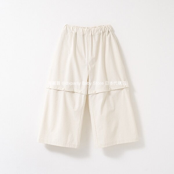 Japanese children's clothing b・R# 2Way detachable shorts loose stretch pants 100-150cm boys/girls spring and summer PANTS