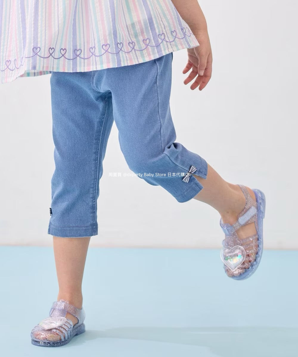 Japanese children's clothing aF#a325 contact cold stretch leggings 100-160cm girls summer PANTS