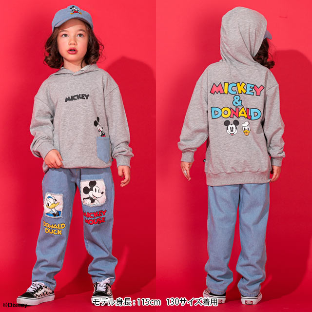 Japanese BDL x Disney parent-child sweatshirts (80-150cm) for boys and girls (spring/summer TOPS)