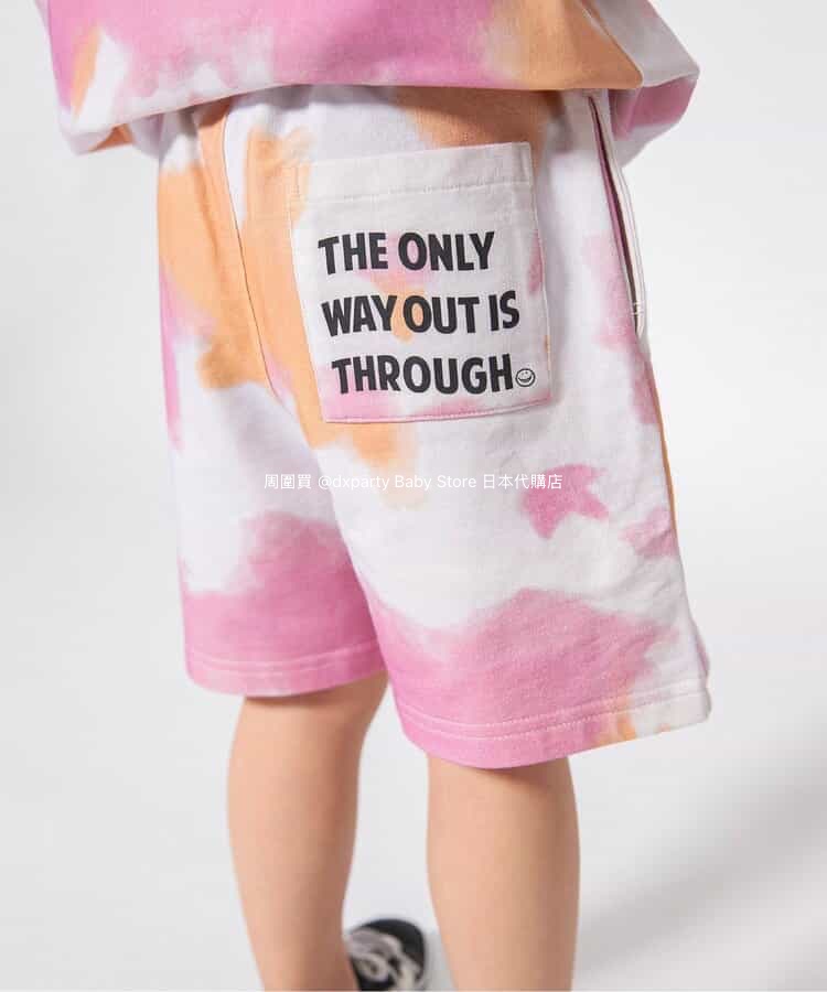 Japanese children's clothing BREEZE tie-dye shorts 90-150cm boys'/girls' summer PANTS