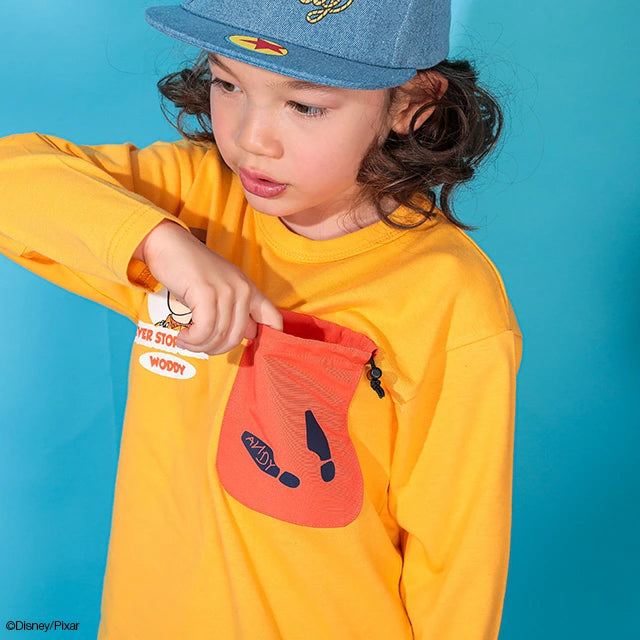 Japanese BDL x Disney Toy Story Mountain Pocket Top 80-140cm Boys Spring/Summer TOPS