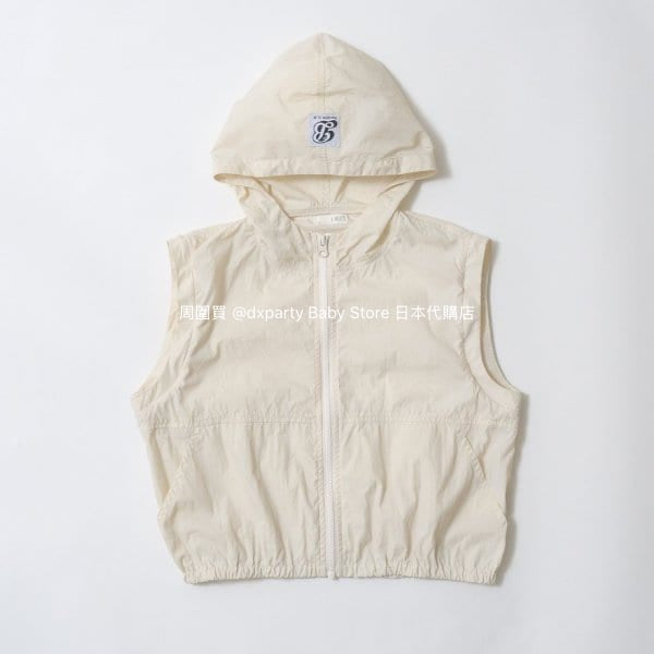日本童裝 b・R# 2Way 可拆手袖變背心 風褸 100-150cm 男童款/女童款 春夏季 OUTERWEAR