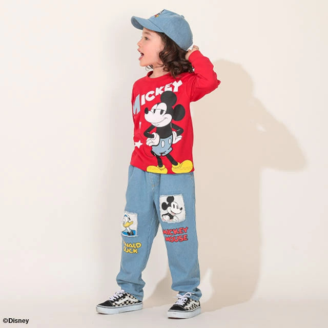 Japanese BDL x Disney long-sleeved tops (80-140cm) for boys and girls (spring/summer)