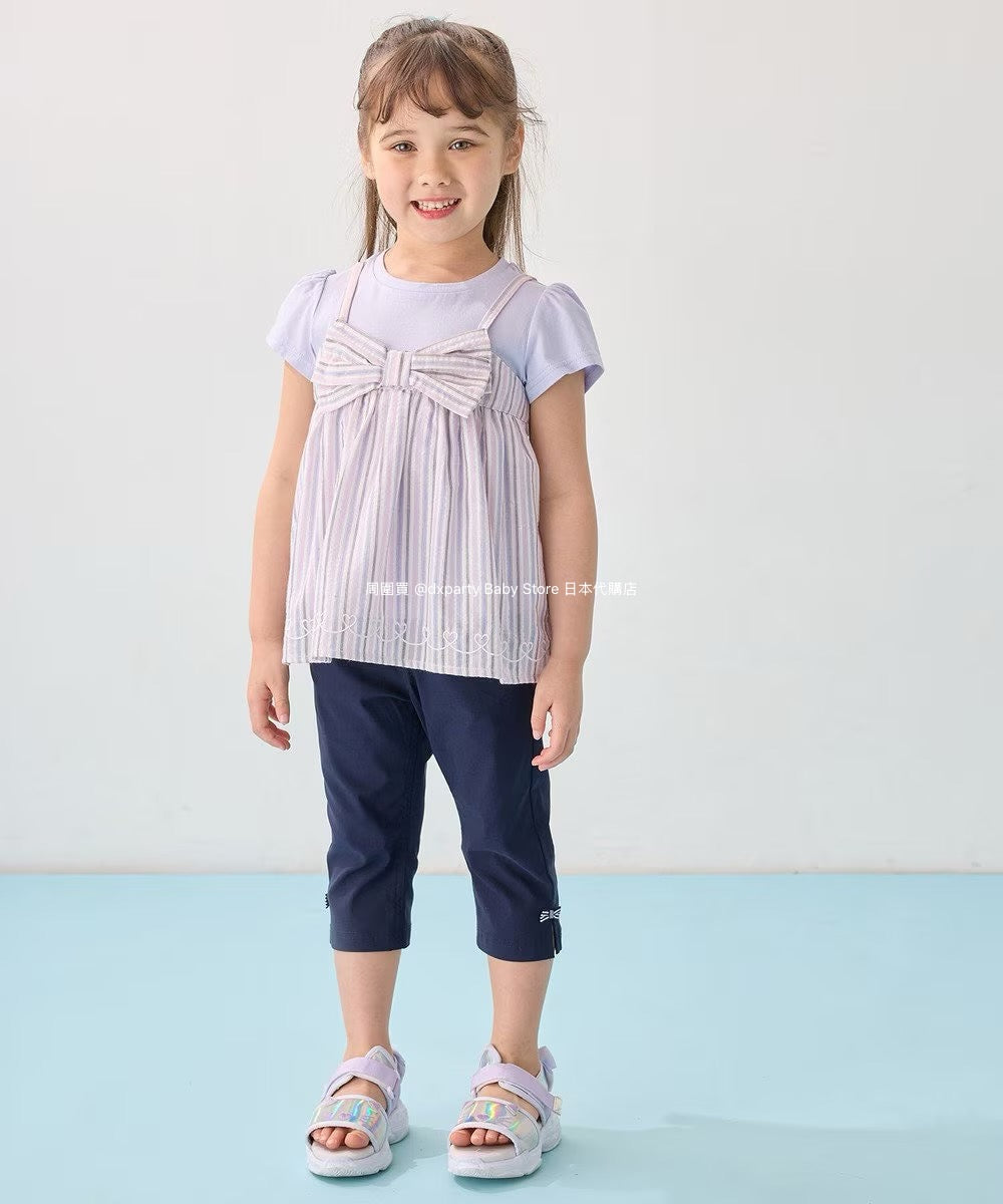 Japanese children's clothing aF#a325 contact cold stretch leggings 100-160cm girls summer PANTS