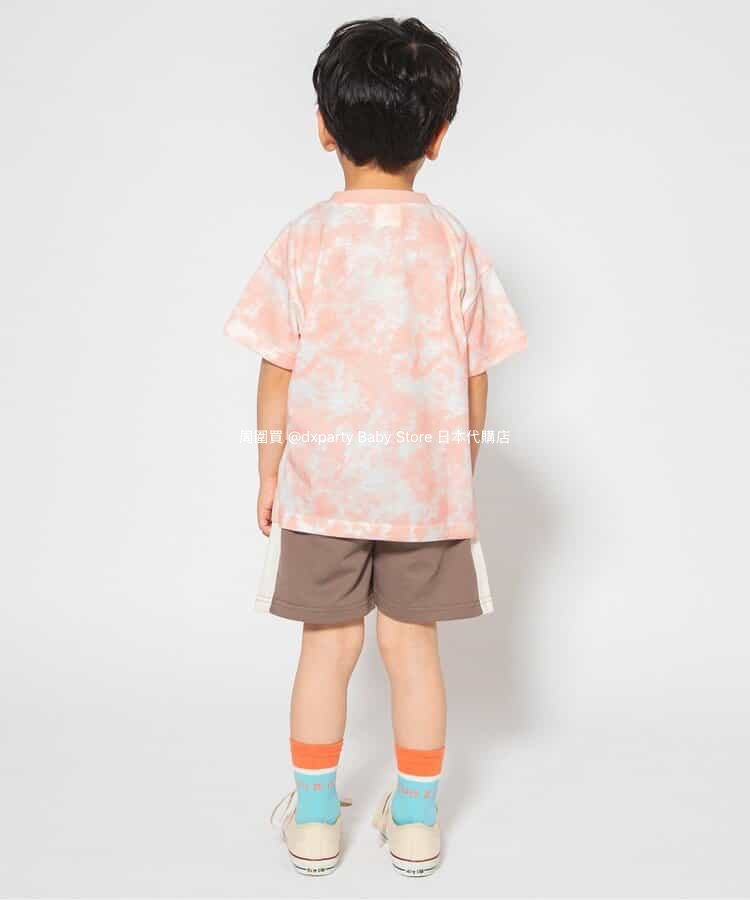 Japanese children's clothing BREEZE tie-dye ice cream top 80-140cm boys/girls summer TOPS