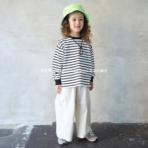 Japanese children's clothing b・R# 2Way detachable shorts loose stretch pants 100-150cm boys/girls spring and summer PANTS