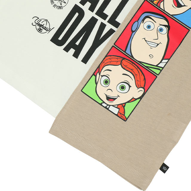 Japanese children's clothing BDL x Disney Toy Story patchwork top 80-140cm boys' summer TOPS