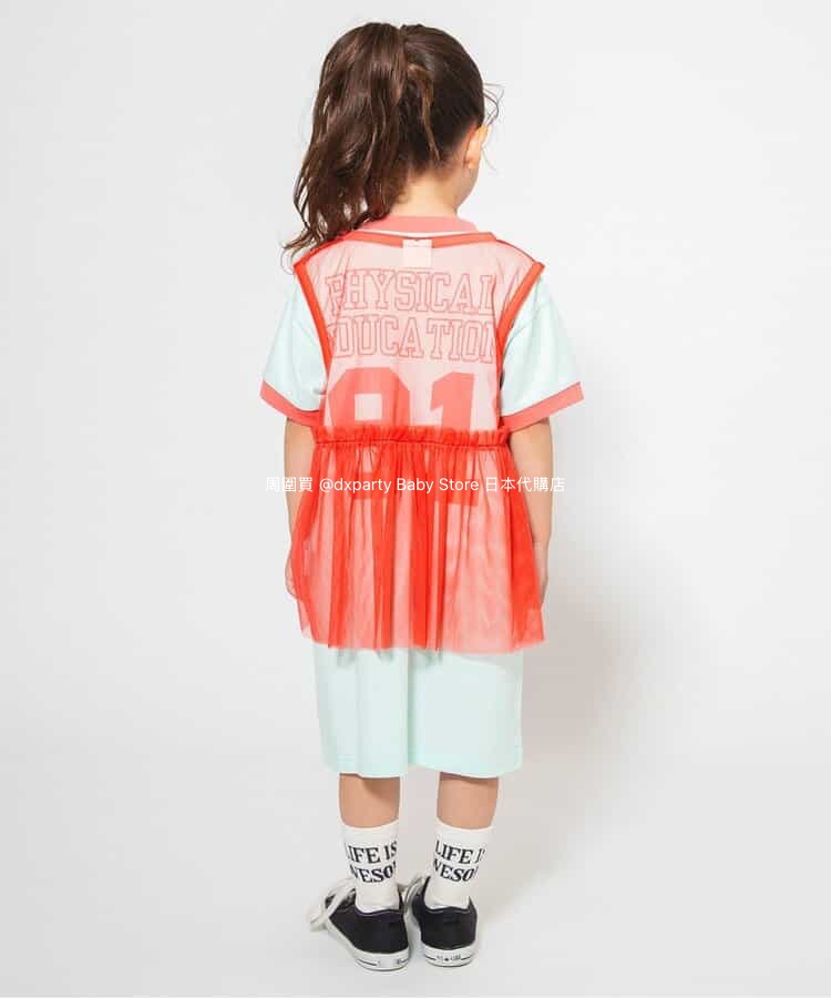 Japanese children's clothing BREEZE chiffon vest top 80-140cm girls summer TOPS