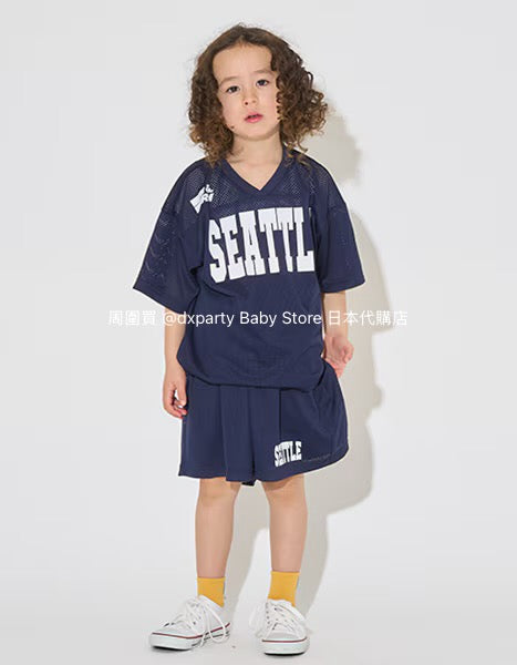 Japanese children's clothing b・R# mesh sports shorts 100-150cm boys/girls summer PANTS