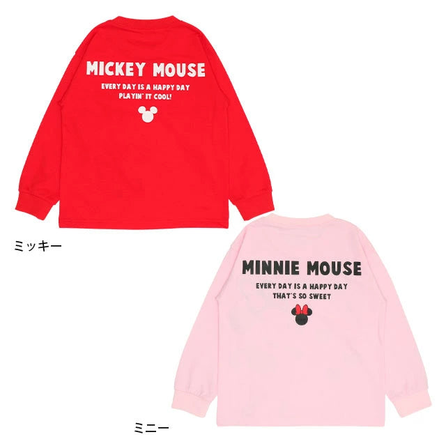 Japanese BDL x Disney long-sleeved tops (80-140cm) for boys and girls (spring/summer)