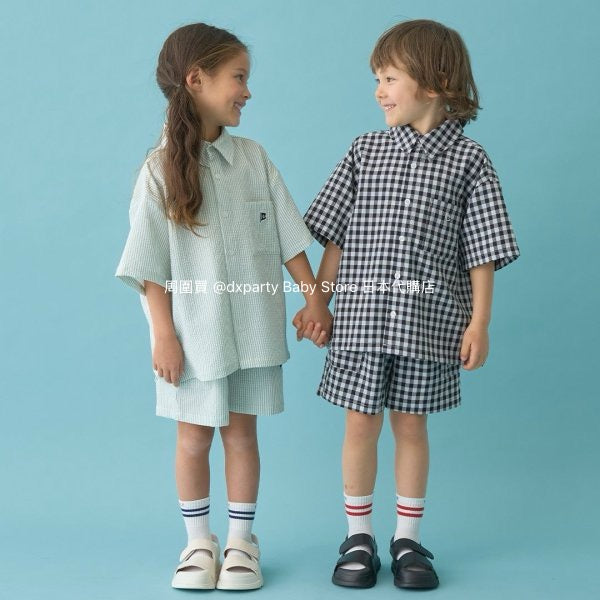 Japanese children's clothing b・R# casual shirt 100-150cm boys/girls spring and summer TOPS