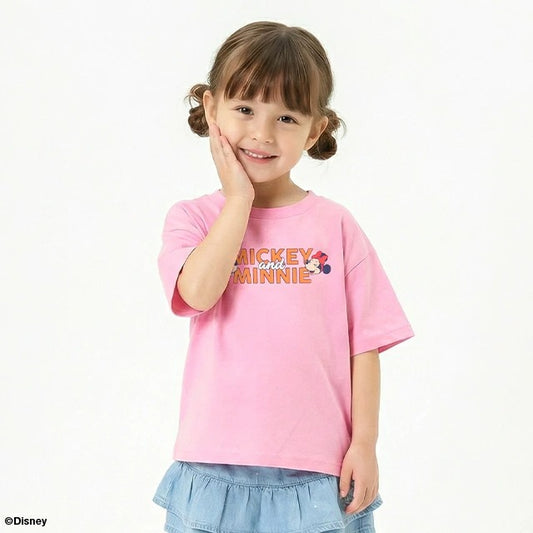 Japanese BDL x Disney parent-child print tops (80-150cm) for boys and girls (summer TOPS)