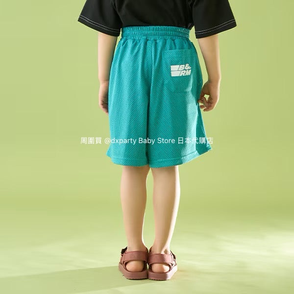 Japanese children's clothing b・R# mesh sports shorts 100-150cm boys/girls summer PANTS