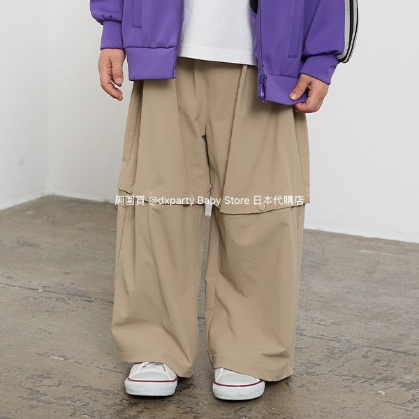Japanese children's clothing b・R# 2Way detachable shorts loose stretch pants 100-150cm boys/girls spring and summer PANTS