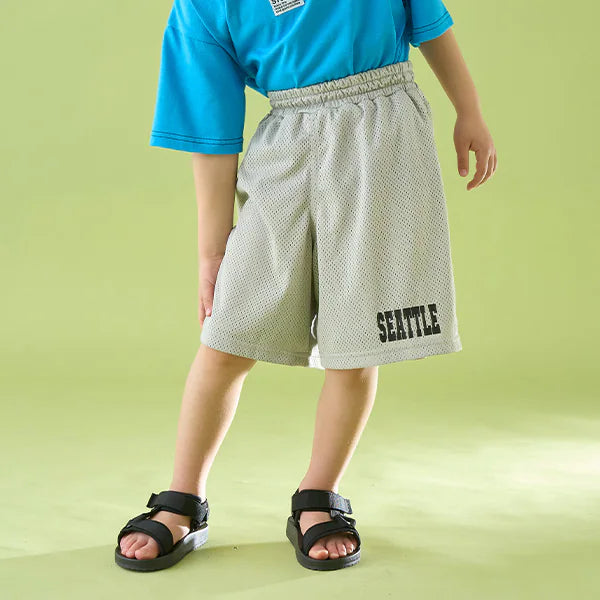 Japanese children's clothing b・R# mesh sports shorts 100-150cm boys/girls summer PANTS