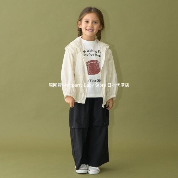 Japanese children's clothing b・R# 2Way vest with detachable sleeves (100-150cm) for boys and girls, spring and summer outerwear