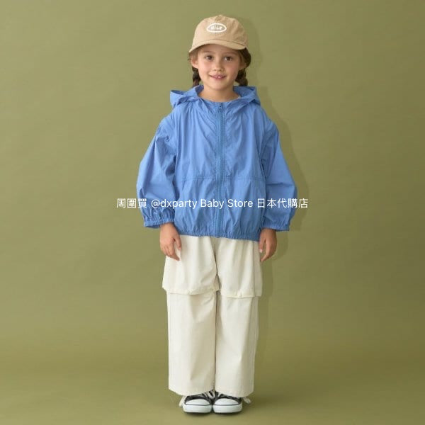 Japanese children's clothing b・R# 2Way vest with detachable sleeves (100-150cm) for boys and girls, spring and summer outerwear