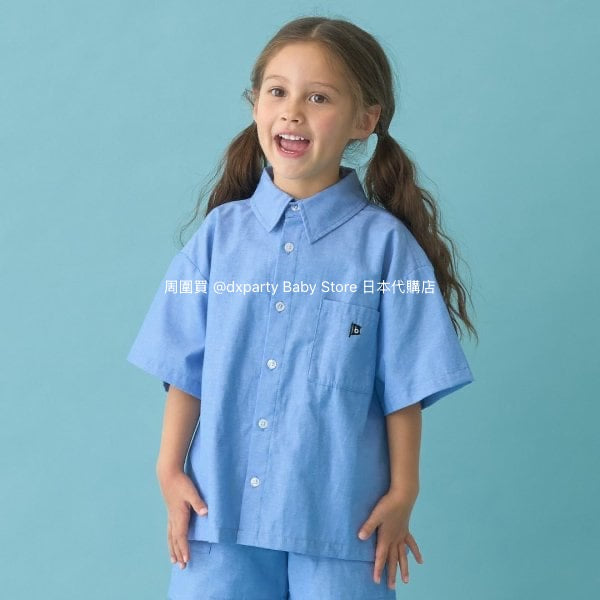 Japanese children's clothing b・R# casual shirt 100-150cm boys/girls spring and summer TOPS
