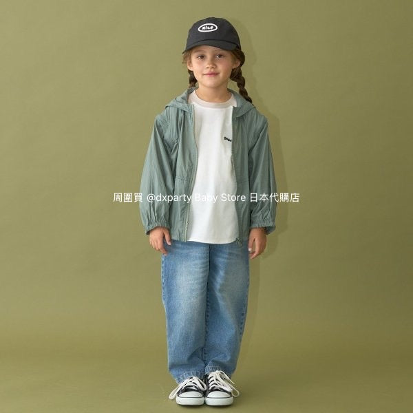 Japanese children's clothing b・R# 2Way vest with detachable sleeves (100-150cm) for boys and girls, spring and summer outerwear
