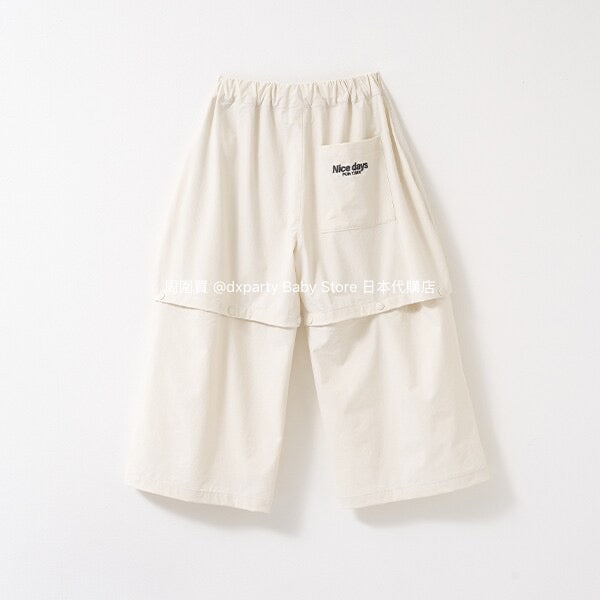 Japanese children's clothing b・R# 2Way detachable shorts loose stretch pants 100-150cm boys/girls spring and summer PANTS