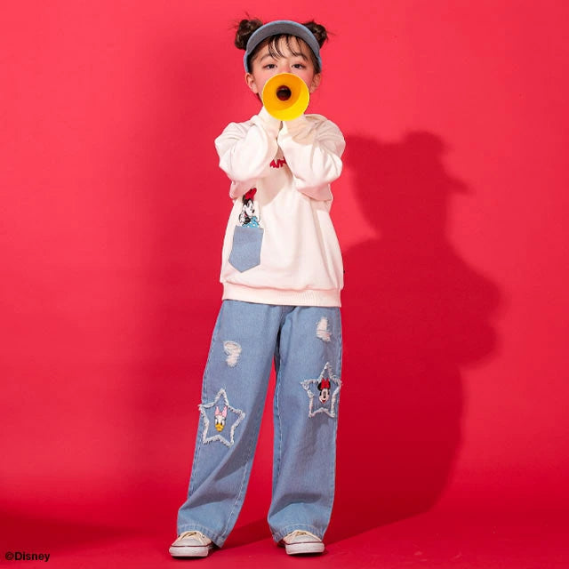 Japanese BDL x Disney Denim Pants 100-140cm Girls Spring/Summer PANTS
