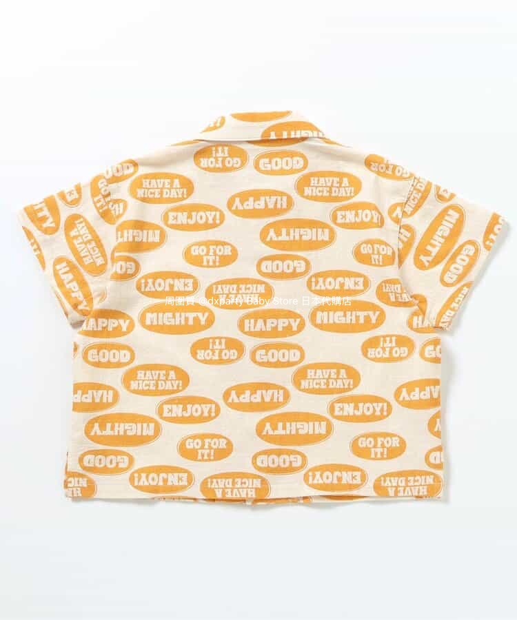 Japanese children's clothing BREEZE printed shirt 90-140cm boys' summer TOPS