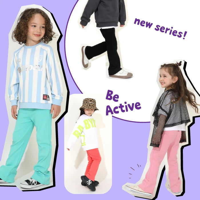 Japanese children's clothing BDL stretch flared trousers 80-150cm girls spring and summer PANTS BDL all-match style