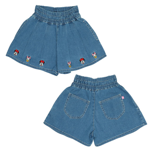 Japanese BDL x Disney Denim Culottes 80-130cm Girls Spring/Summer PANTS
