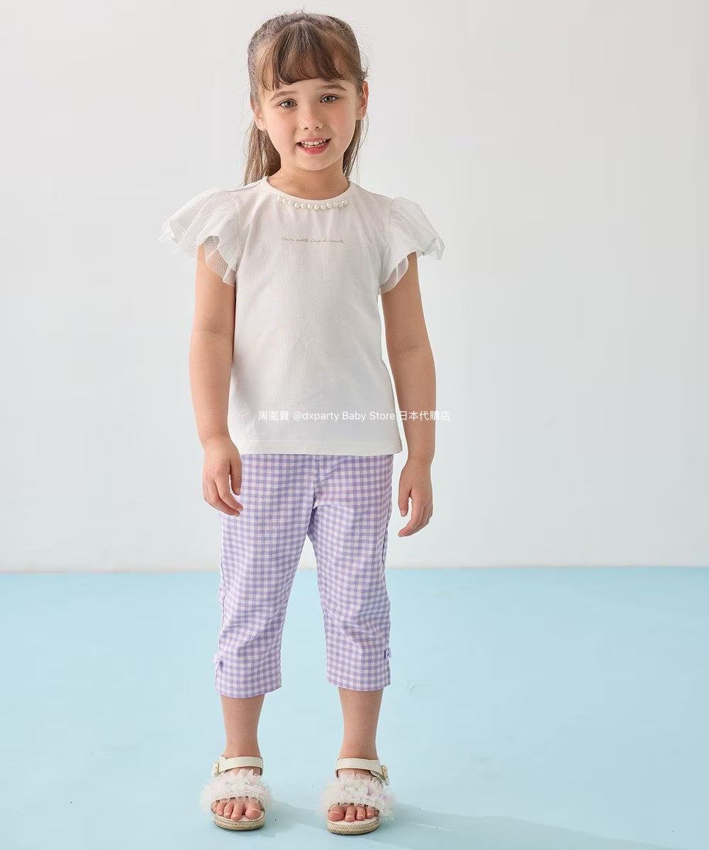 Japanese children's clothing aF#a325 contact cold stretch leggings 100-160cm girls summer PANTS