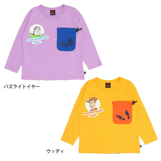 Japanese BDL x Disney Toy Story Mountain Pocket Top 80-140cm Boys Spring/Summer TOPS