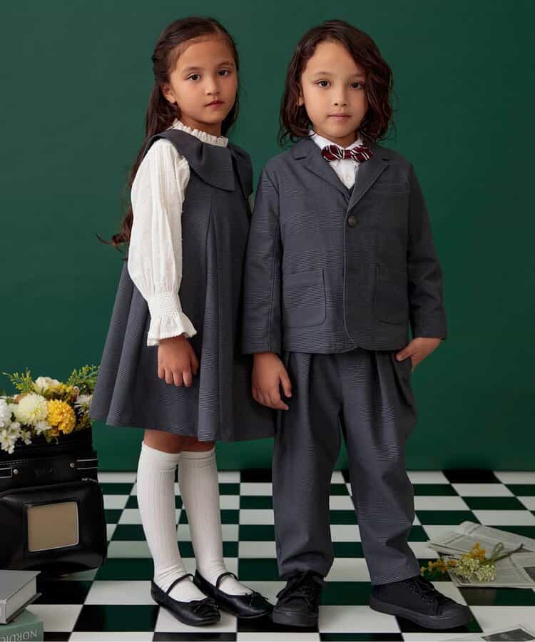 Japanese children's clothing BREEZE shirt 90-130cm boys' spring TOPS interview/banquet/performance