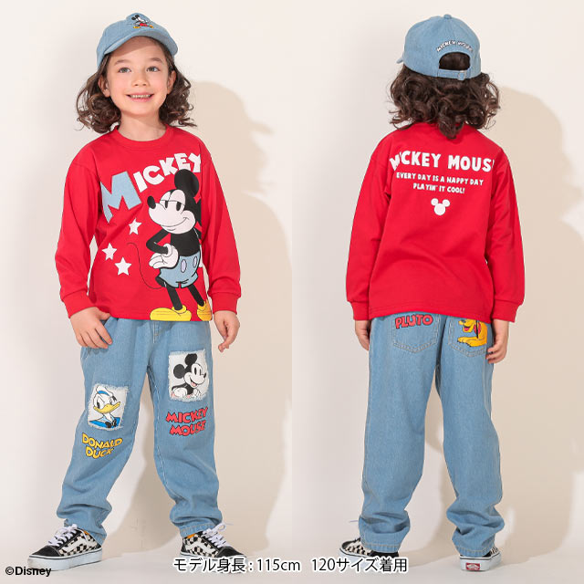 Japanese BDL x Disney long-sleeved tops (80-140cm) for boys and girls (spring/summer)