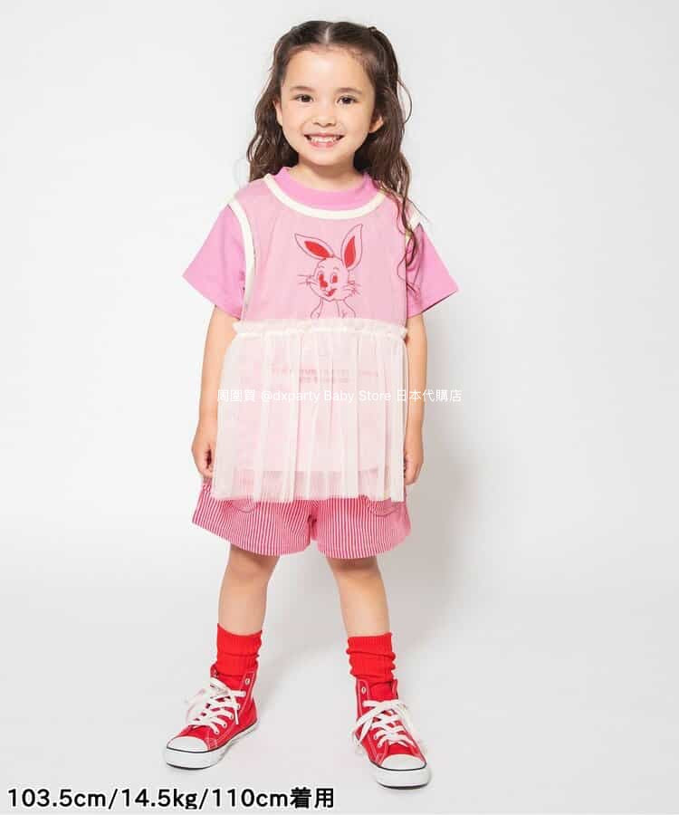 Japanese children's clothing BREEZE printed tops 80-140cm boys/girls summer TOPS