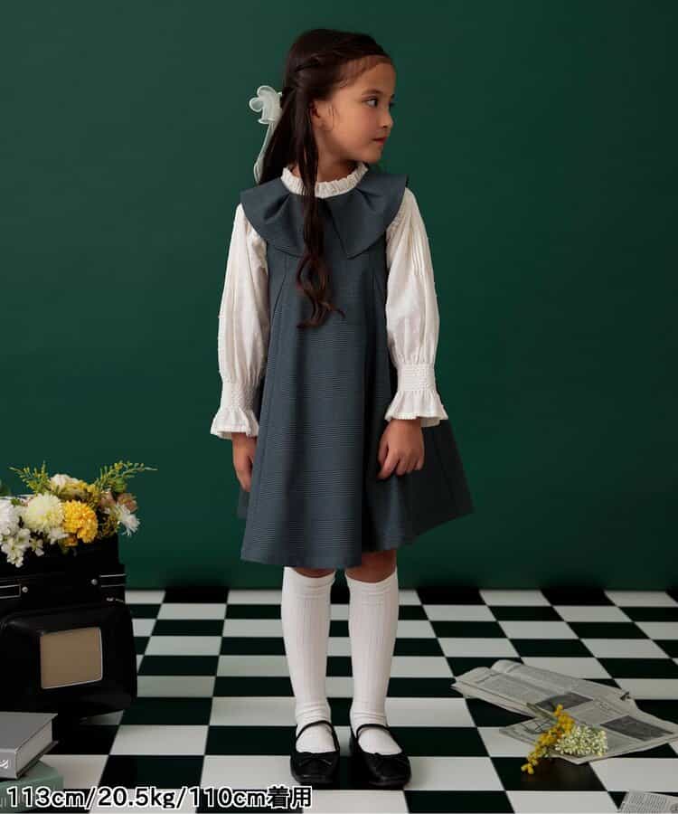 Japanese children's clothing BREEZE vest dress 90-130cm girls spring dresses for interviews/banquets/performances