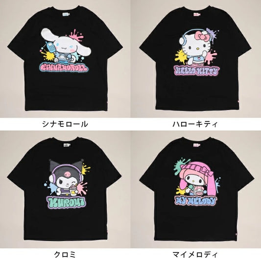 Japanese BDL x Disney parent-child print tops (80-150cm) for boys and girls (summer TOPS)