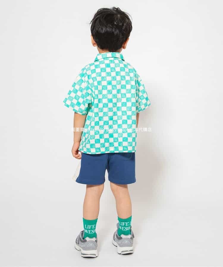 Japanese children's clothing BREEZE printed shirt 90-140cm boys' summer TOPS