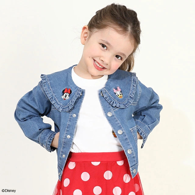 Japanese BDL x Disney denim jacket 80-130cm for girls, spring/summer OUTERWEAR