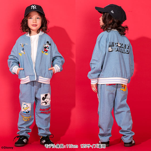 Japanese BDL x Disney Baseball Denim Jacket 80-140cm Boys Spring/Summer OUTERWEAR
