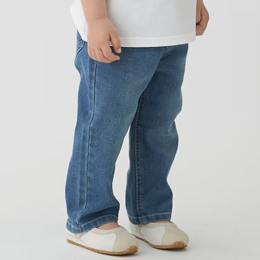 日本童裝 pe#main 蕾絲口袋牛仔長褲 80-130cm 女童款 夏季 PANTS