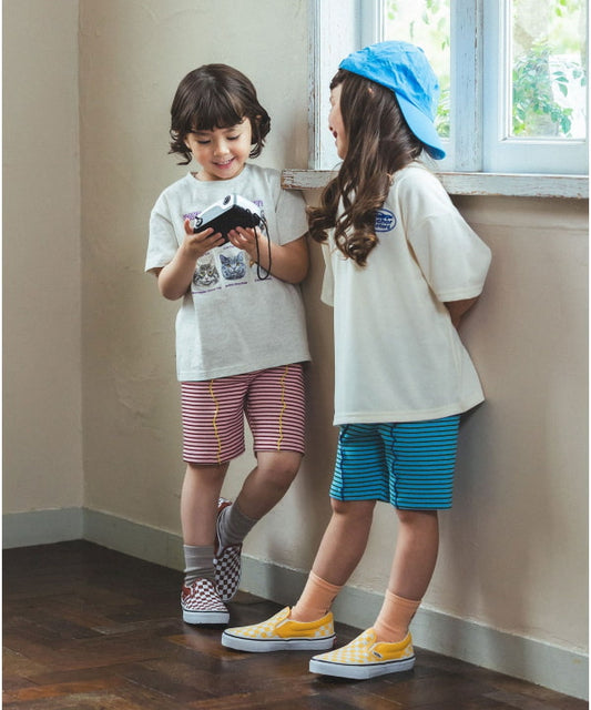 日本童裝 BE#AMS mini 五分長緊身褲 80-130cm 男童款/女童款 夏季 PANTS