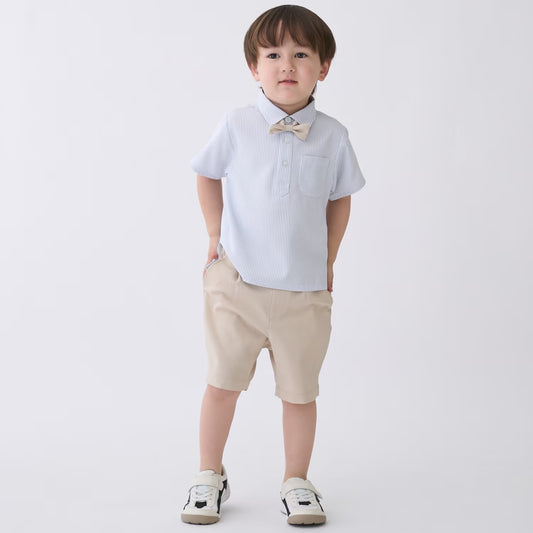 日本童裝 pe#main【WINDRY】防UV 吸汗速乾 襯衫 90-130cm 男童款 夏季 TOPS 面試/宴會/表演