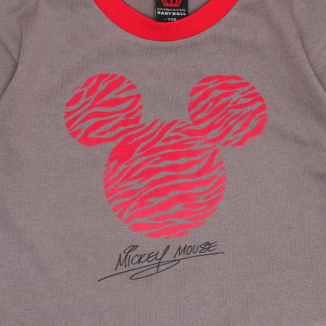 Japanese BDL x Disney parent-child print tops (80-150cm) for boys and girls (summer TOPS)