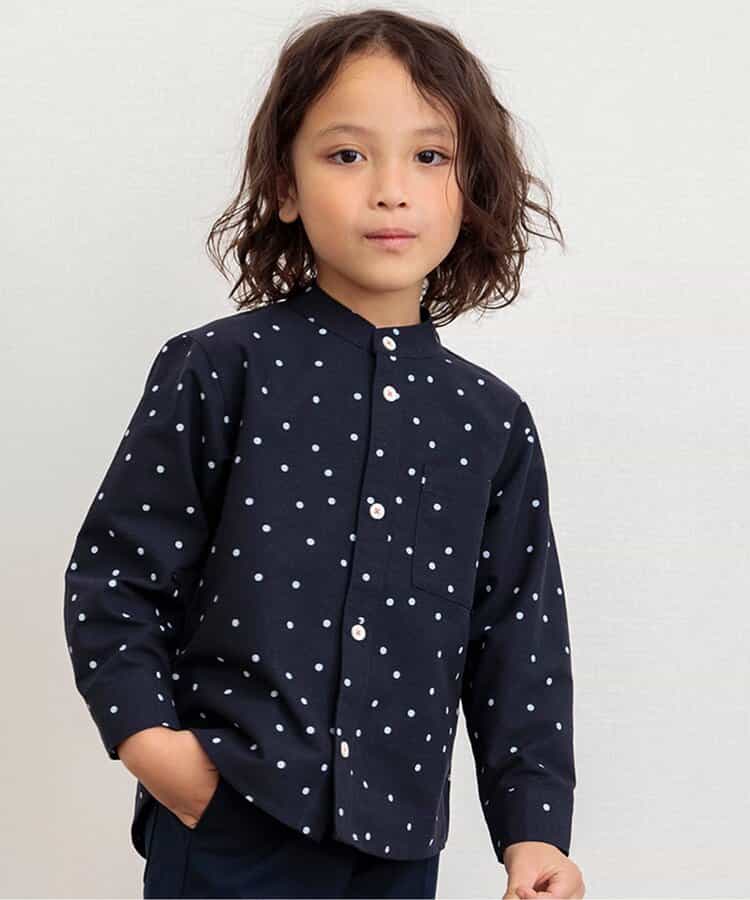 Japanese children's clothing BREEZE x Disney shirt 90-130cm boys' spring TOPS interview/banquet/performance